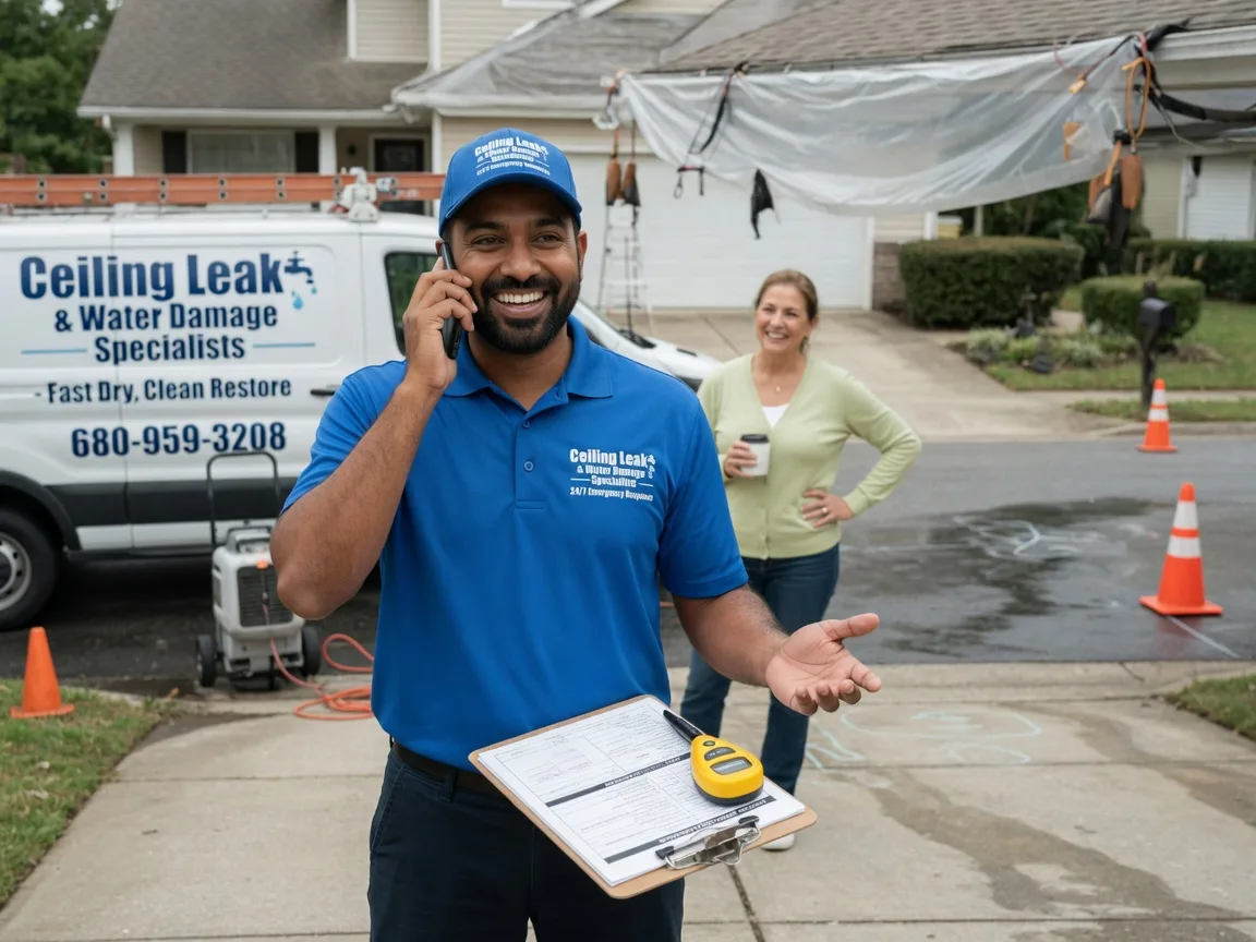 Ceiling Leak Cleanup Saint Joseph, MI FAQs